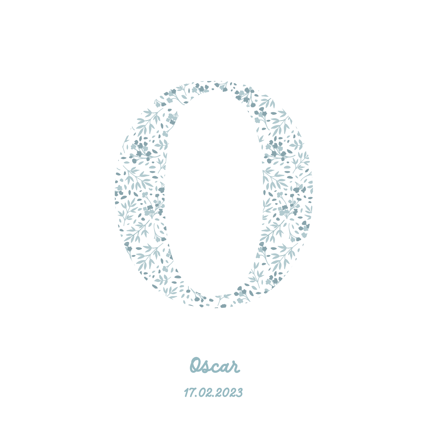 Blue Initial Box