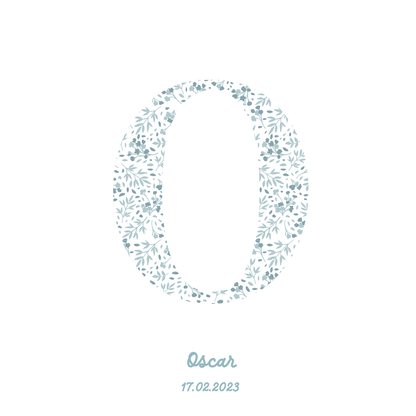 Blue Initial Box