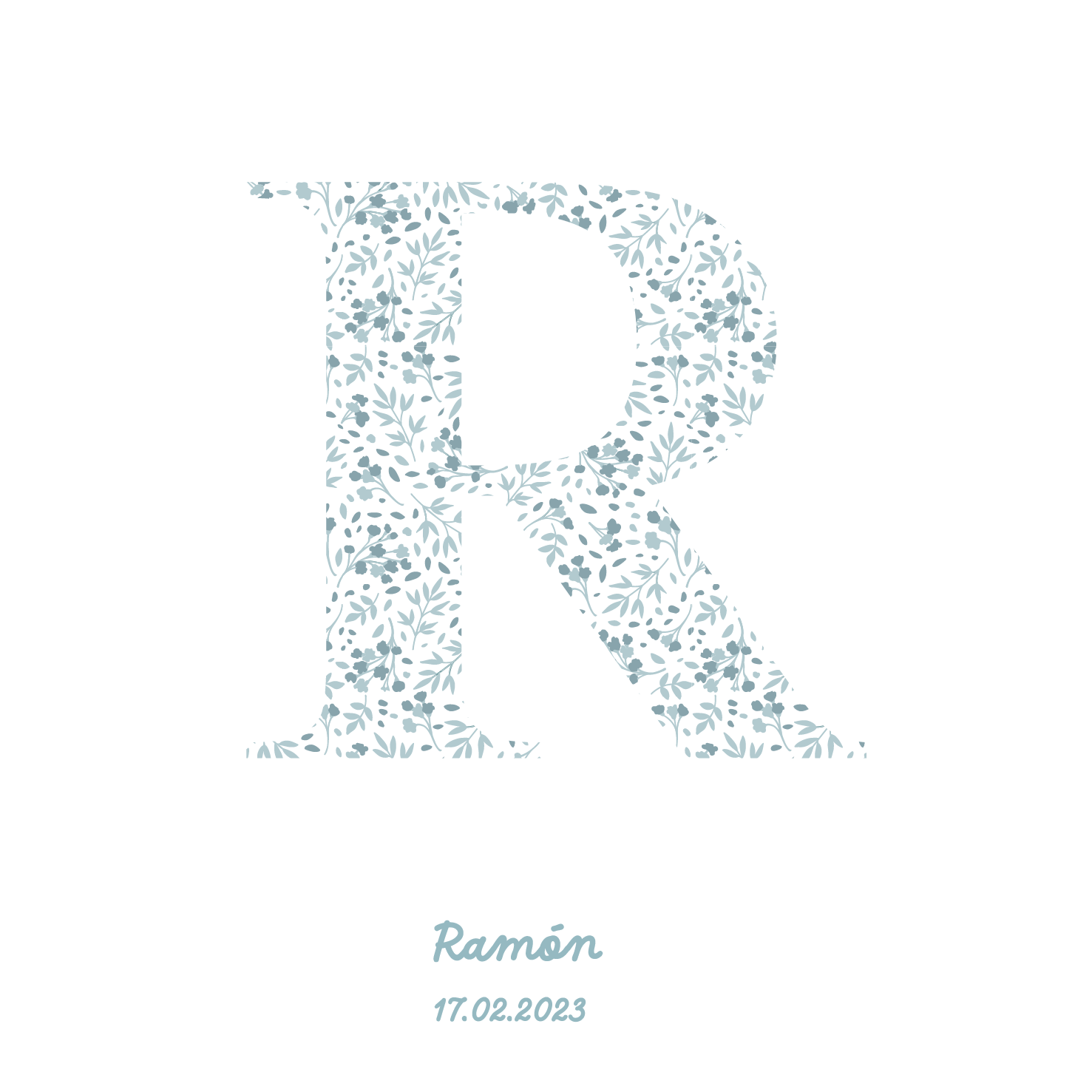 Blue Initial Box