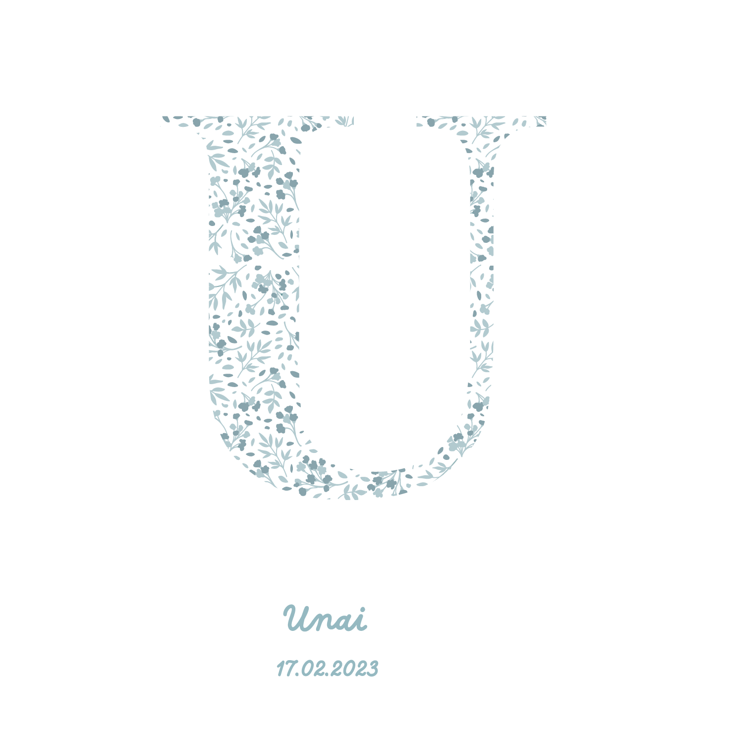 Blue Initial Box