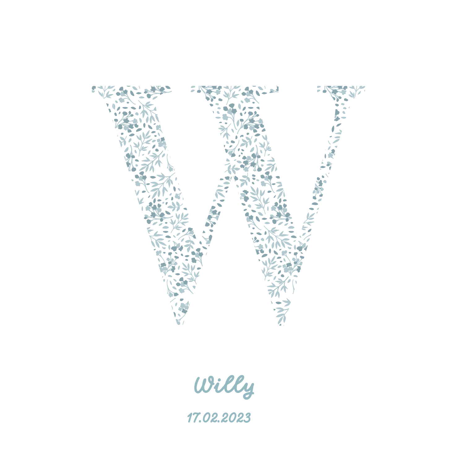 Blue Initial Box