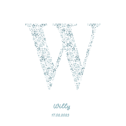 Blue Initial Box