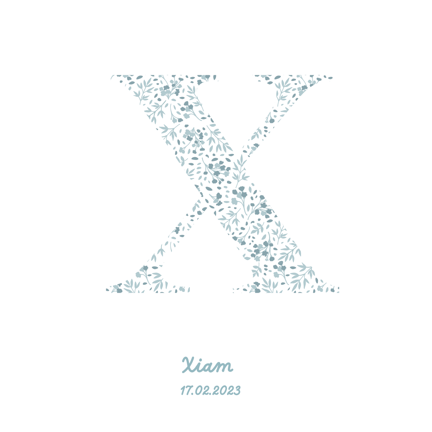 Blue Initial Box