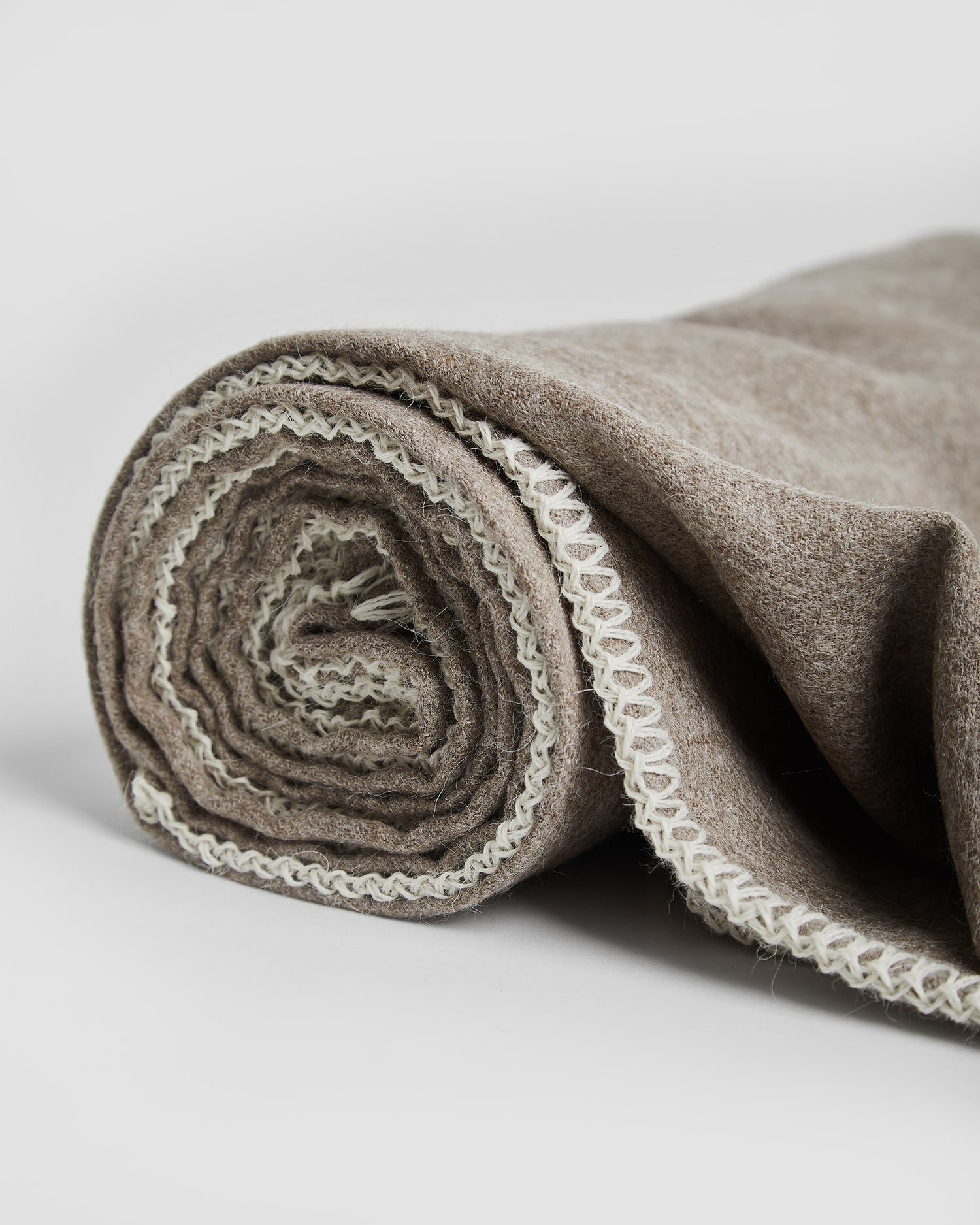 Baby Alpaca Blanket Beige Tan