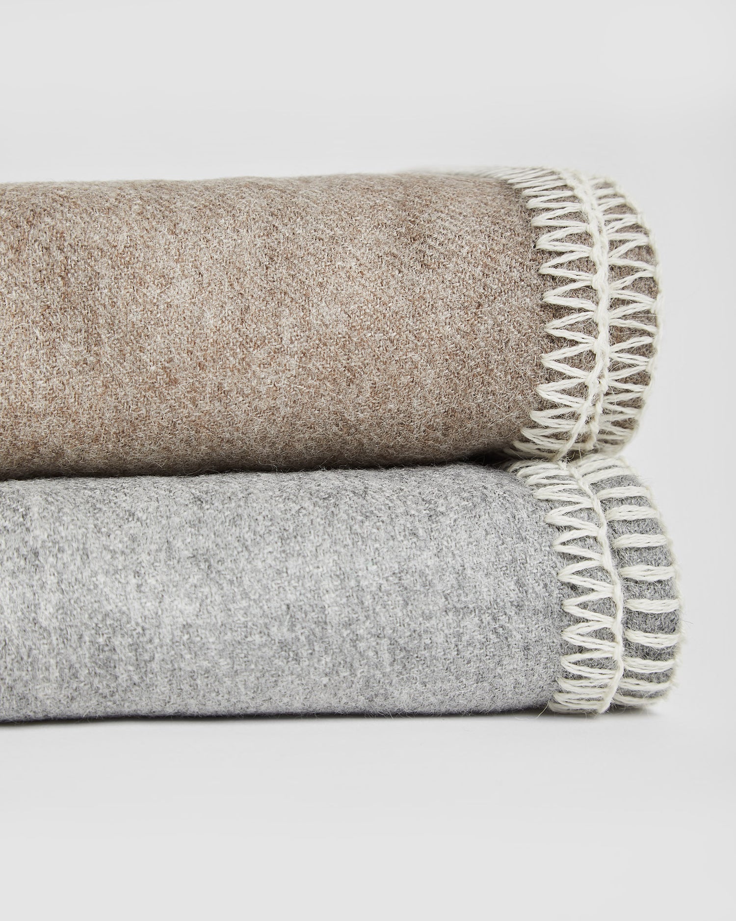 Baby Alpaca Blanket Beige Tan