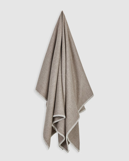 Baby Alpaca Blanket Beige Tan