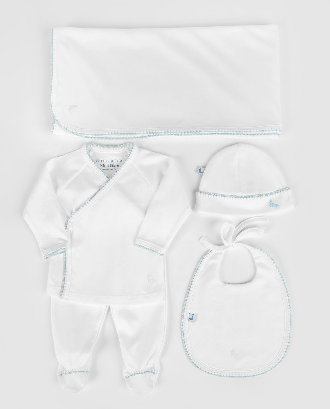 Pack Newborn Essentials Crochet Azul