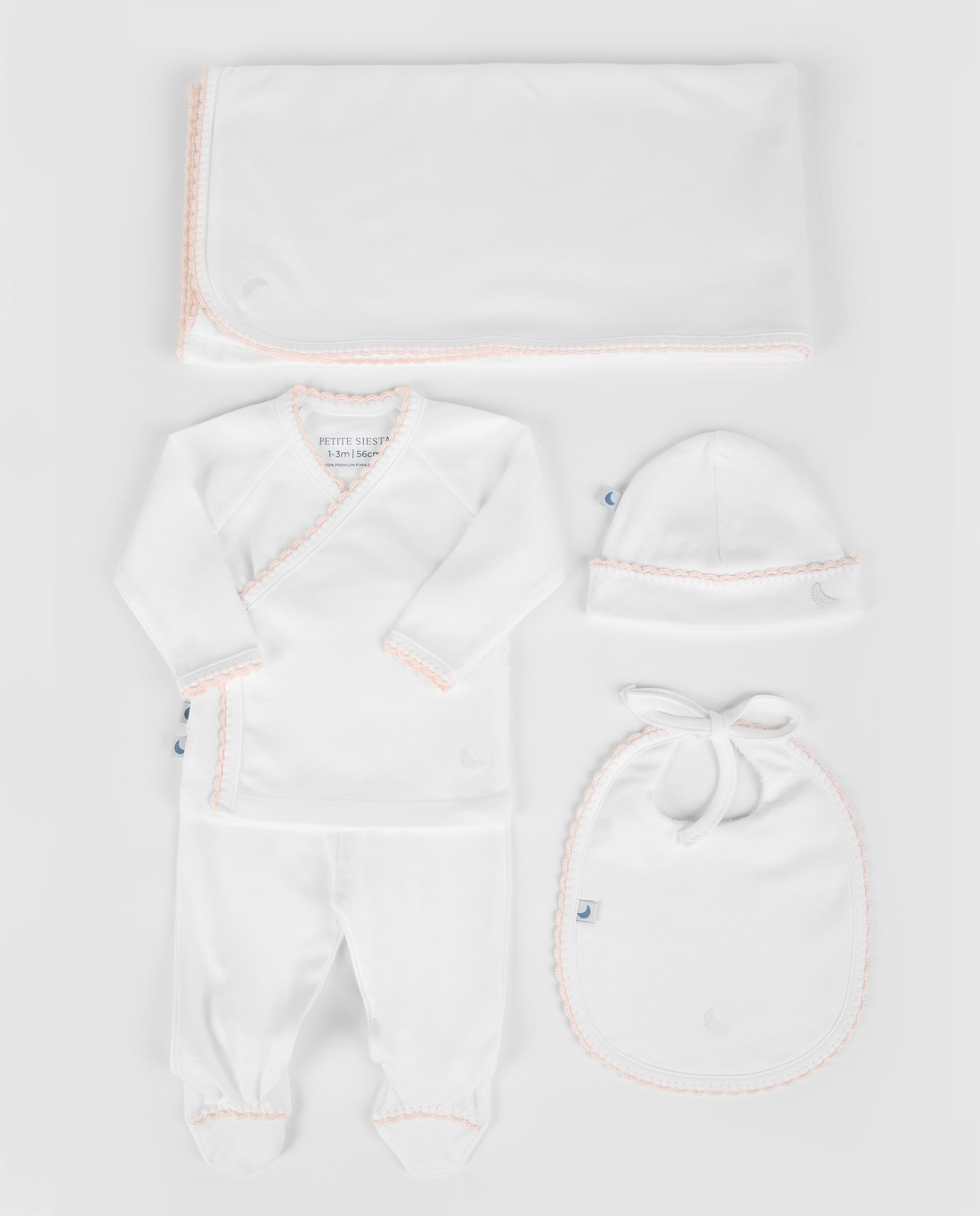Pack Newborn Essentials Crochet Rosa
