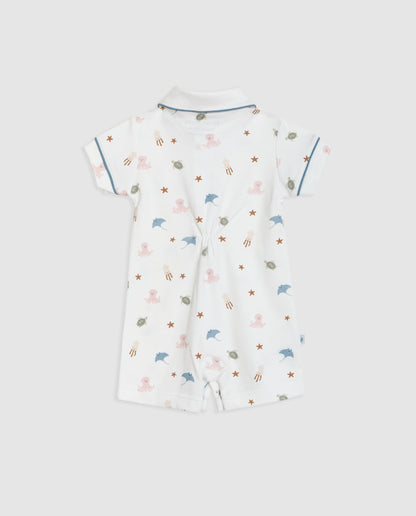 Ocean Short Baby Shirt Pajamas