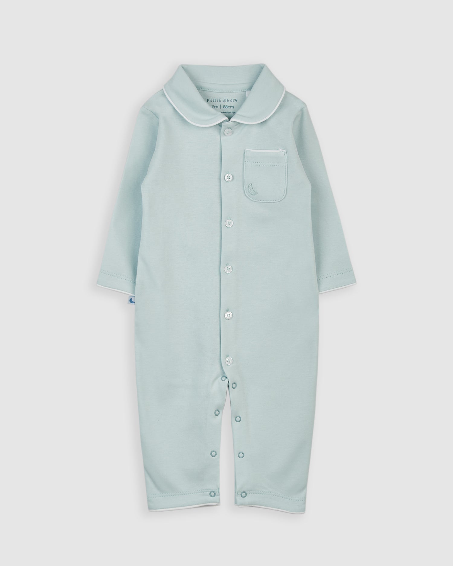 Blue Baby Sleepsuit (without feet)
