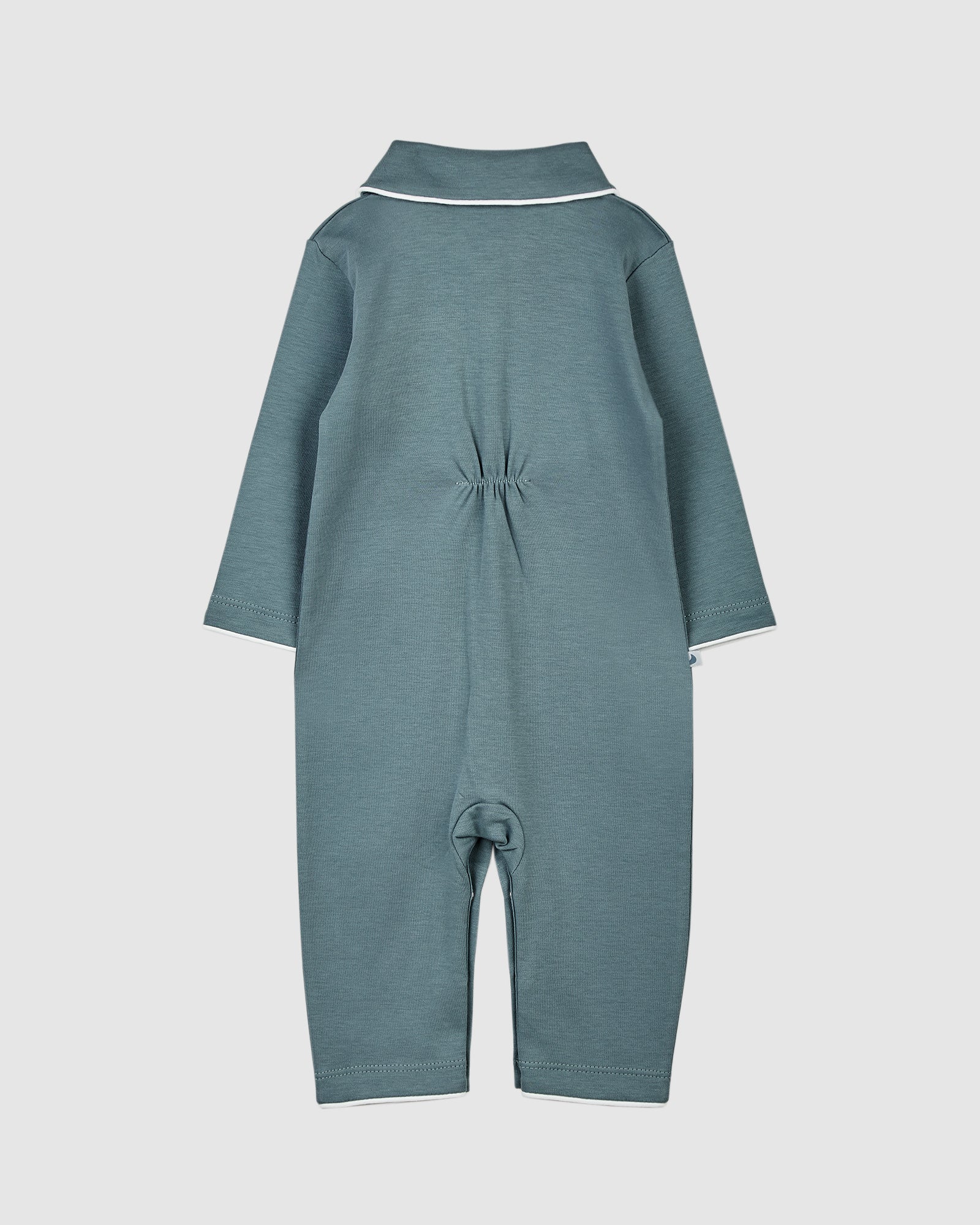 Grenouillère bébé bleu foncé (sans pieds)