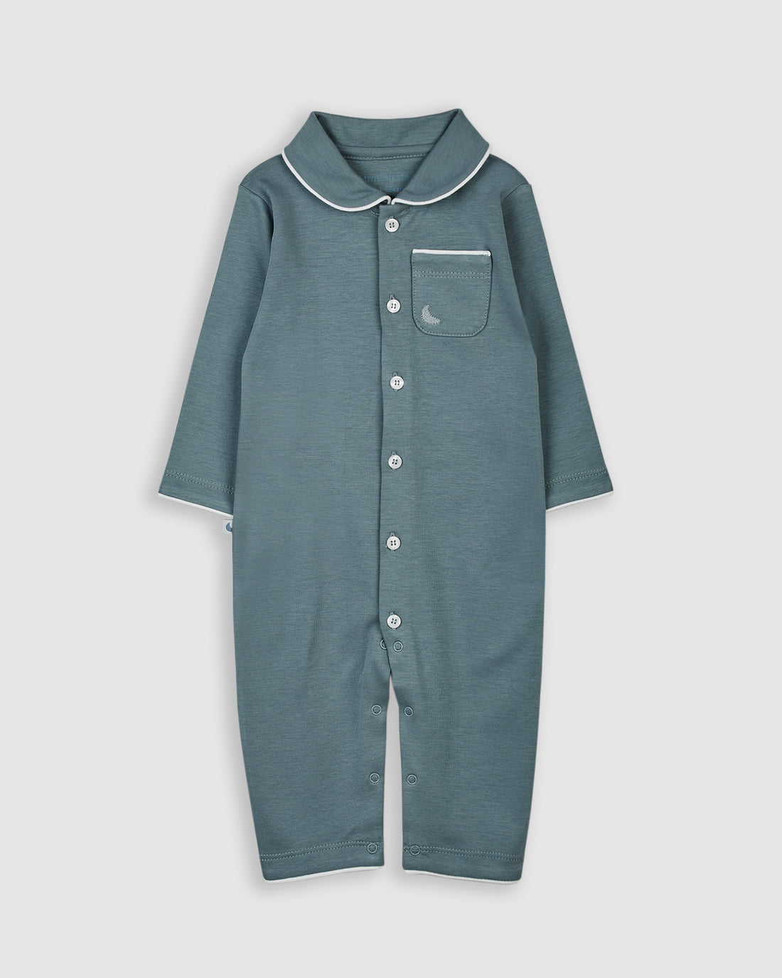 Pijama Bebé Camisero Deep Blue (sin pies)