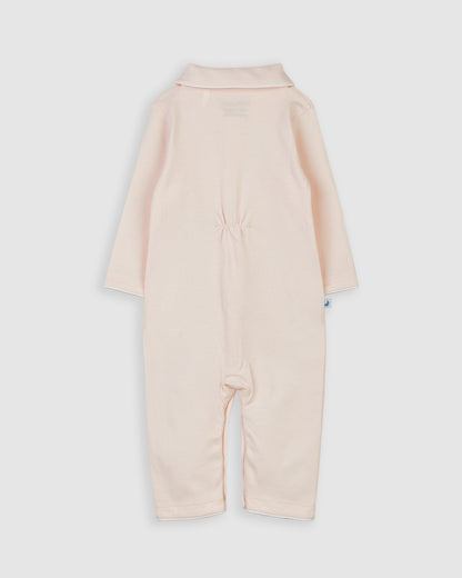 Grenouillère rose pour bébé (sans pieds)