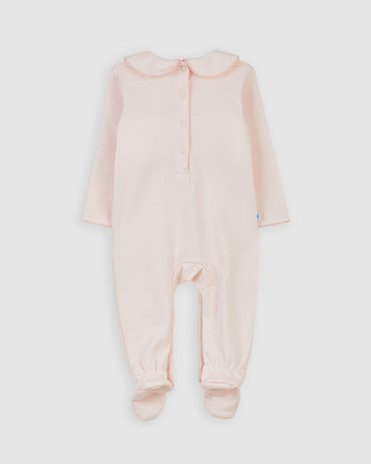 Pink Smock Baby Pajamas
