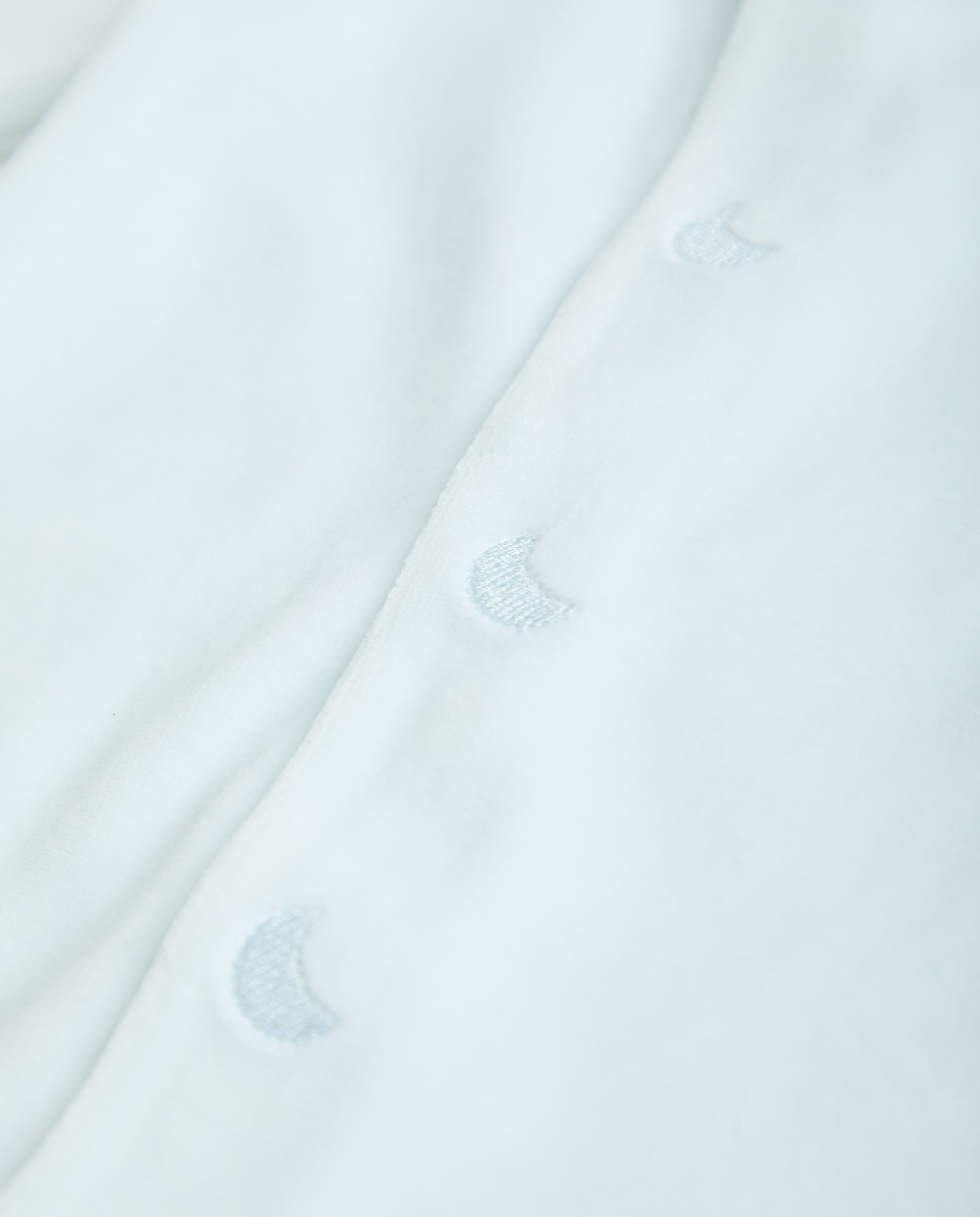 Pyjama bébé en velours bleu