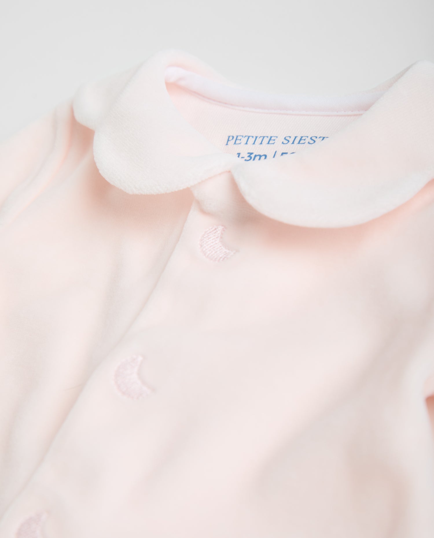 Pijama Bebé Velour Rosa