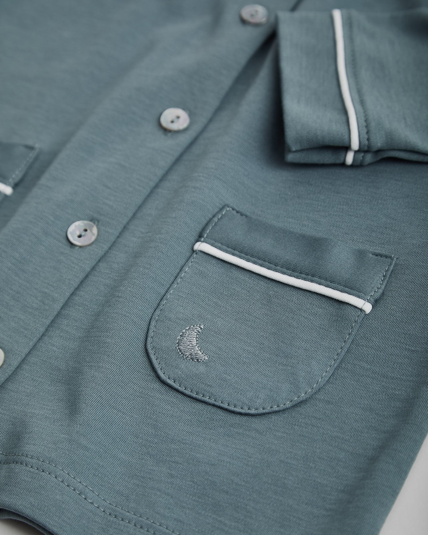 Chemise de pyjama pour enfant bleu foncé
