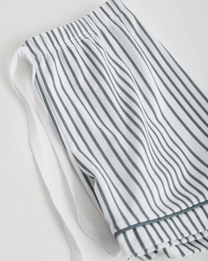 Pijama Kids Camisero Rayas Deep Blue Corto