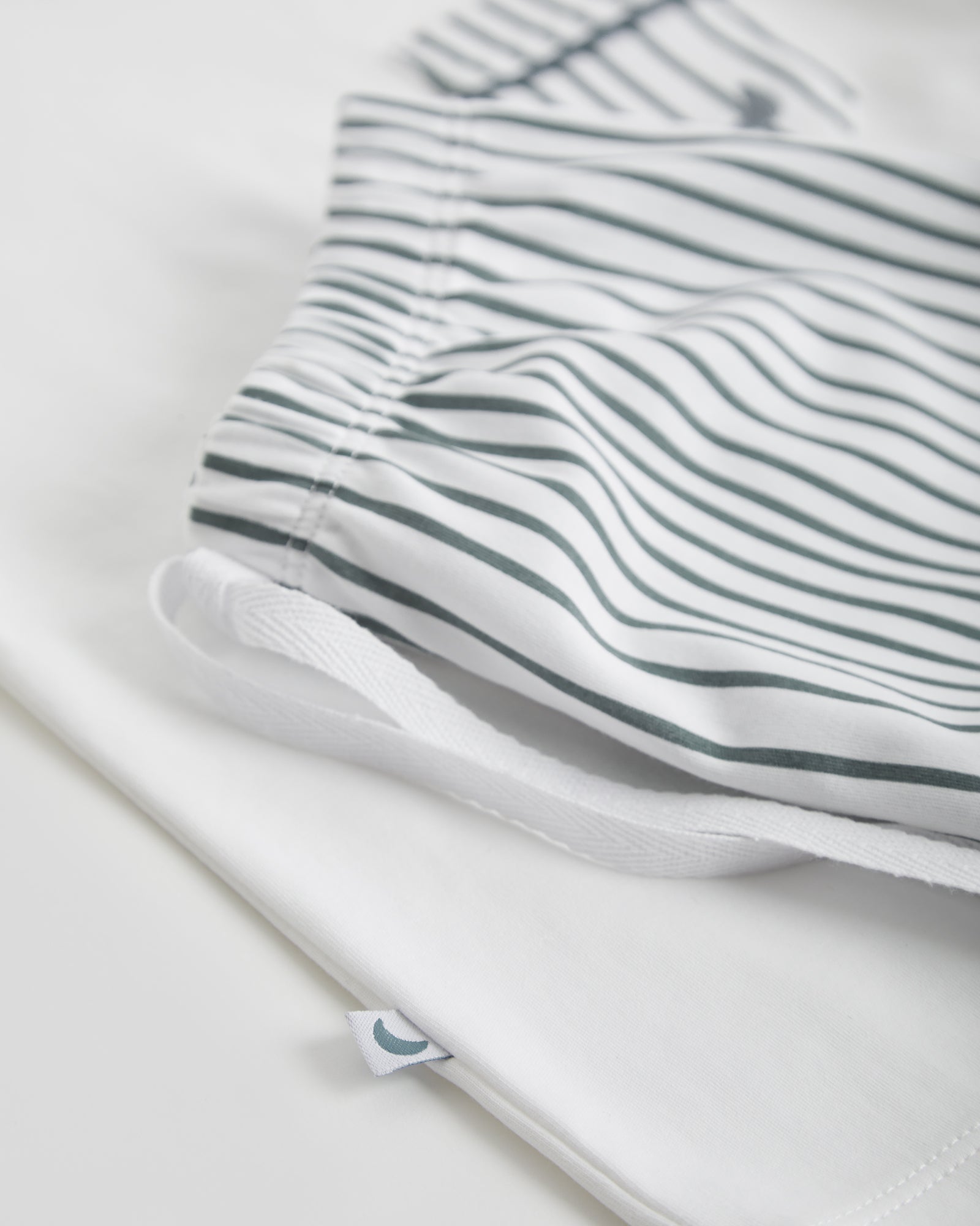Kids Deep Blue Striped Short Pyjamas