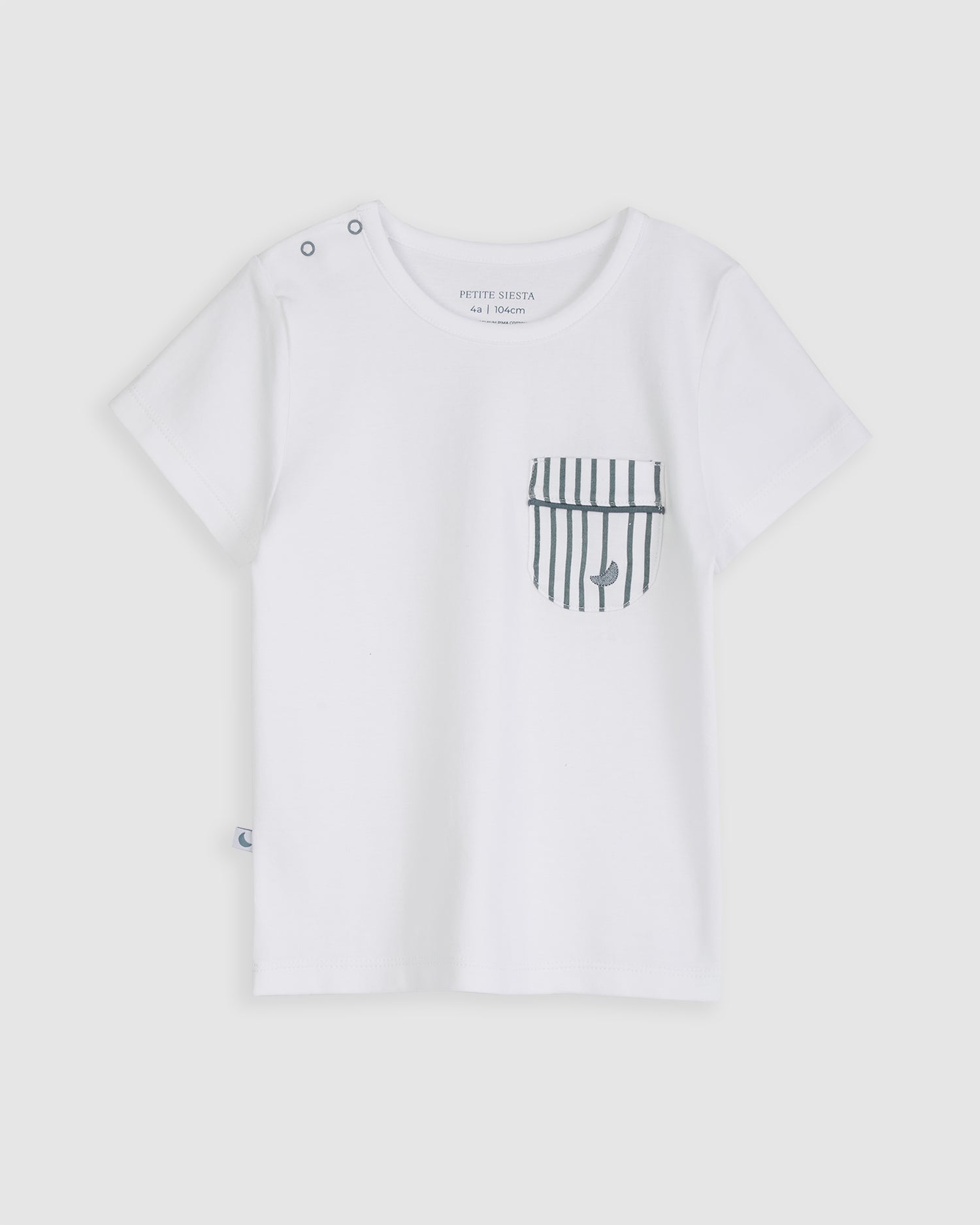 Kids Deep Blue Striped Short Pyjamas