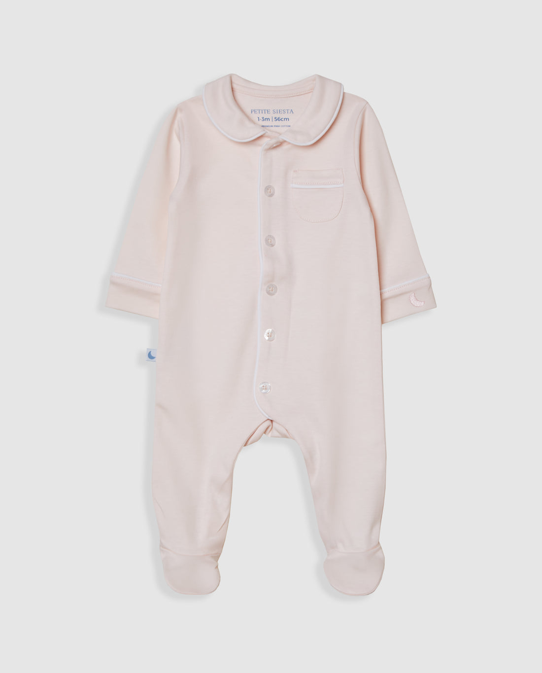 Pyjama chemise rose pour bébé