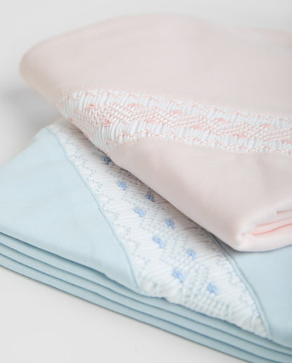 Swaddle Bebé Smock Azul