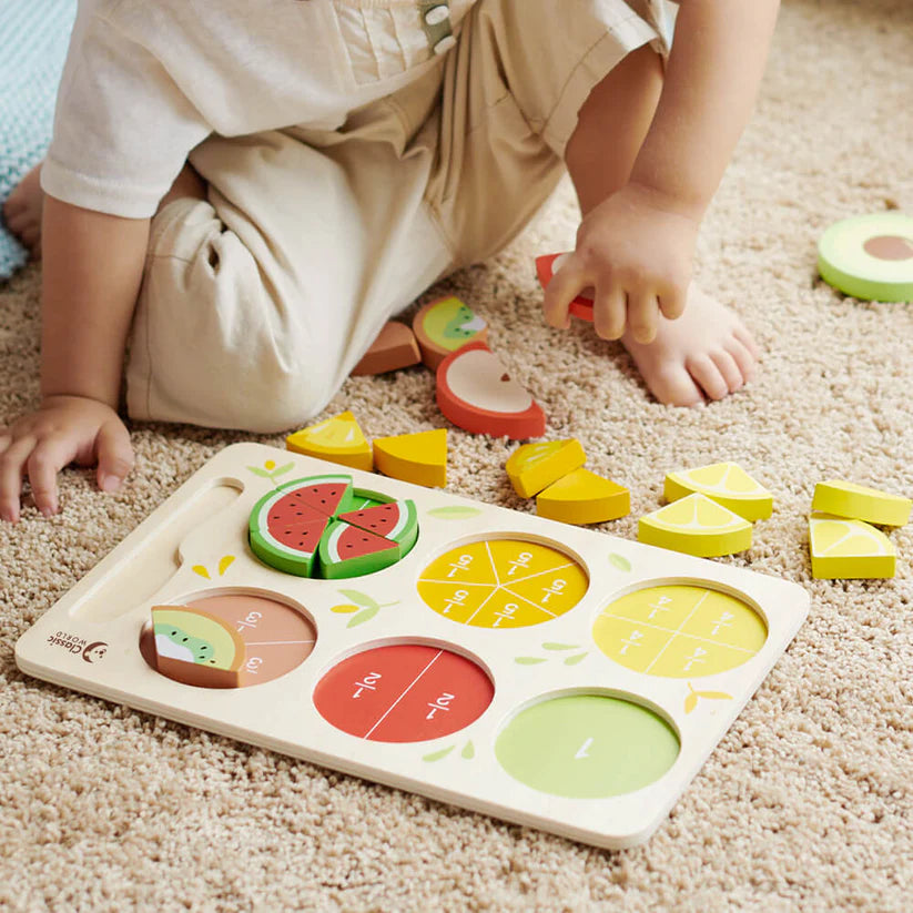 Fractions de fruits 