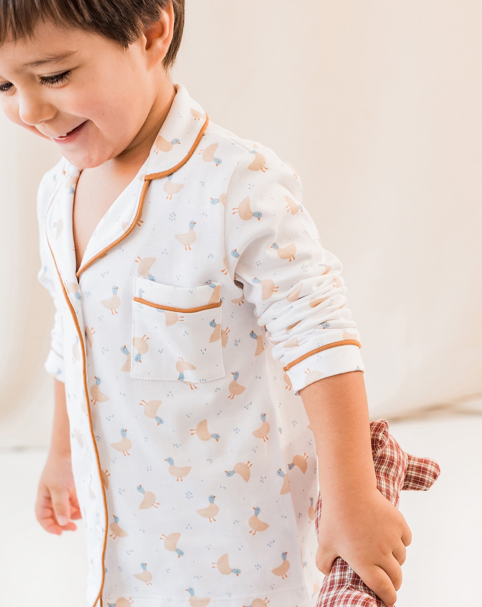 Kids Duck Shirt Pajamas
