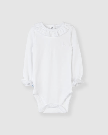 Ruffle Neck Bodysuit