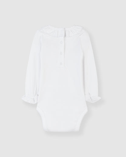 Ruffle Neck Bodysuit