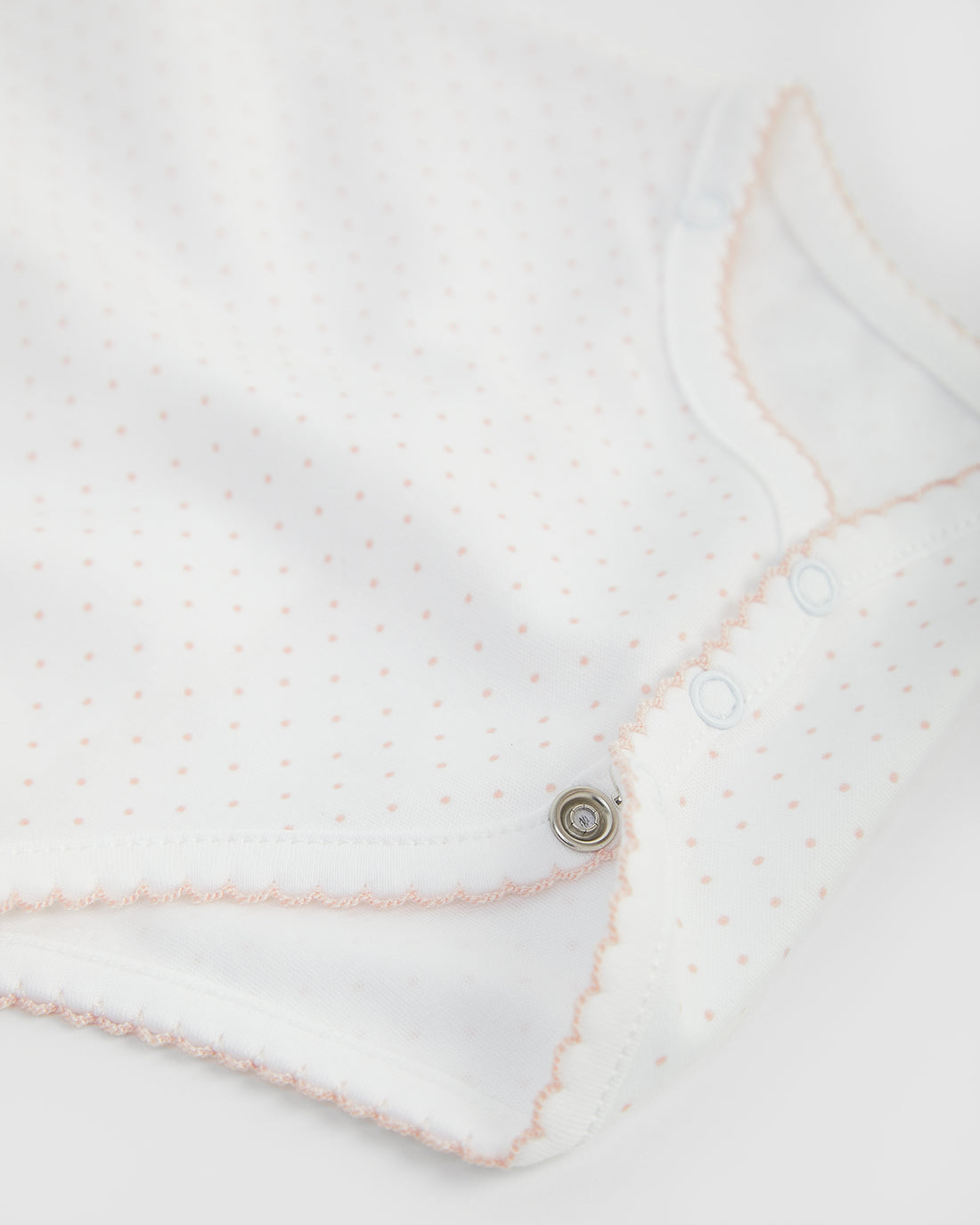 Body kimono à pois roses
