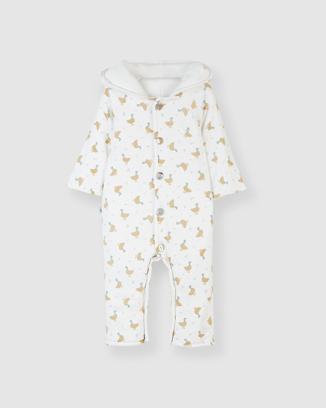 Buzo Reversible Blanco/Patos