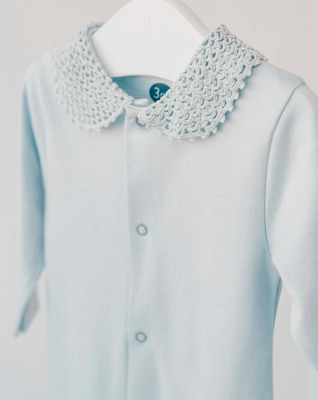 Pijama Bebé Crochet Azul