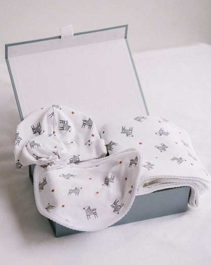 Pack Gorrito y Manoplas - Cebras &quot;Algo de Jaime&quot;
