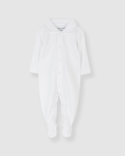 White Baby Pajamas 