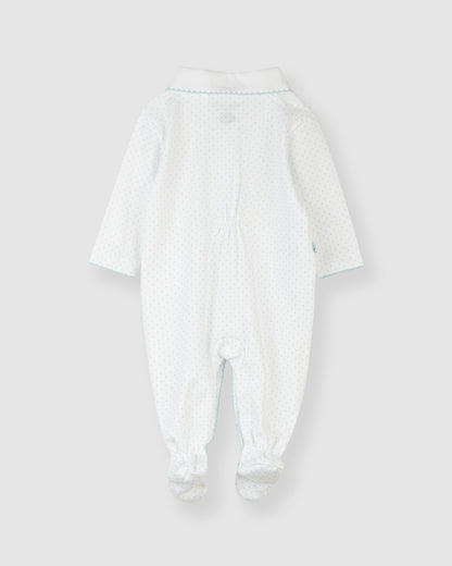Blue Dot Baby Pajamas