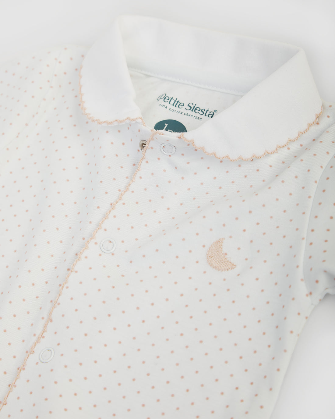 Pyjama bébé à pois roses