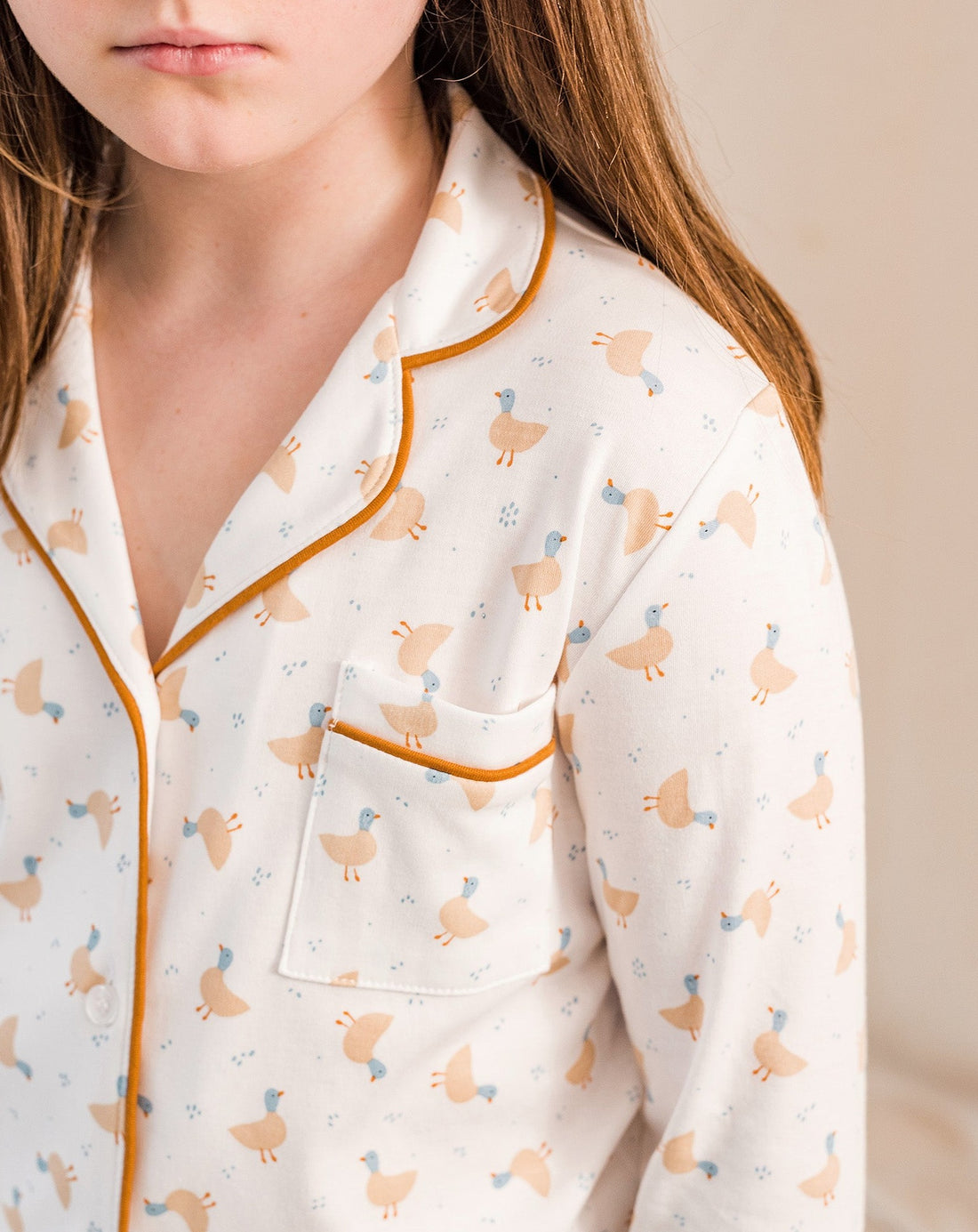 Kids Duck Shirt Pajamas