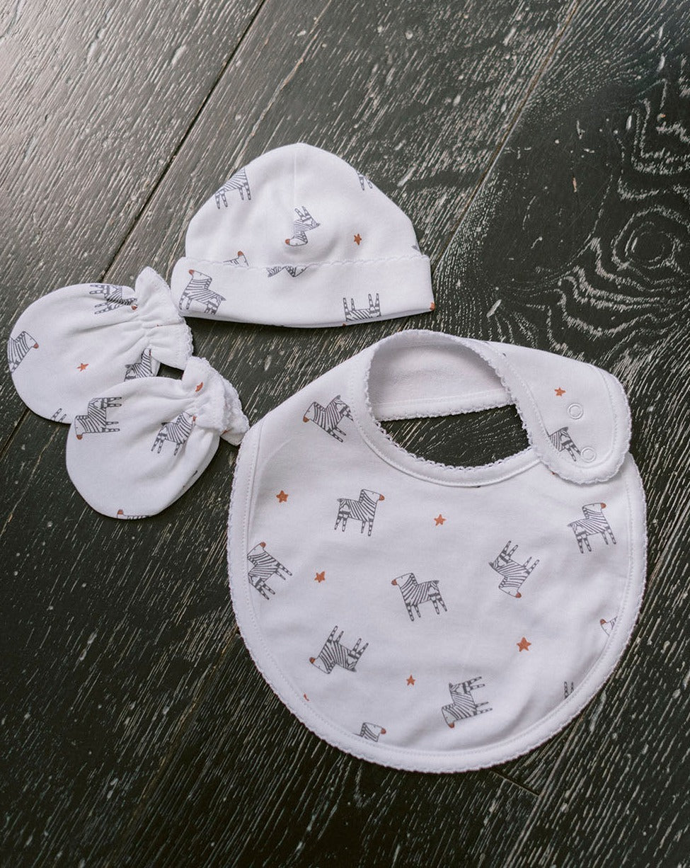 Pack Gorrito y Manoplas - Cebras &quot;Algo de Jaime&quot;